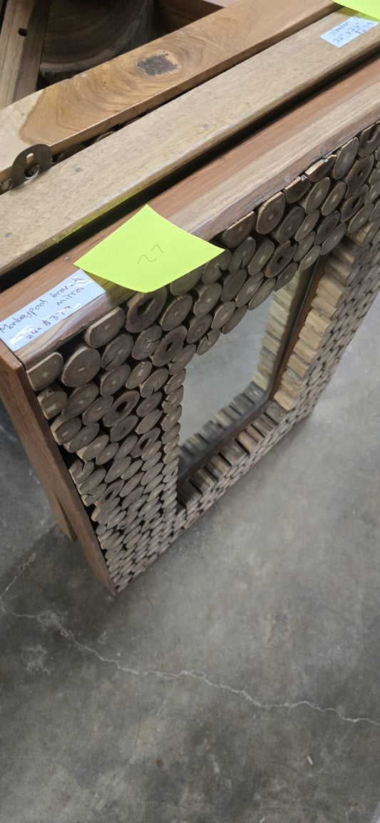 #27 Monkeypod Branch Mirror – 24" x 37"