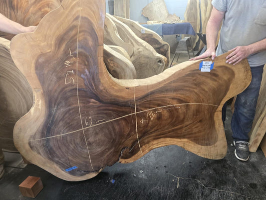 Live Edge Monkeypod Table #232 – 56" x 72"