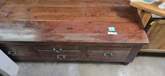 #34 Sheesham Console Stand – L 63" x W 18" x H 22"