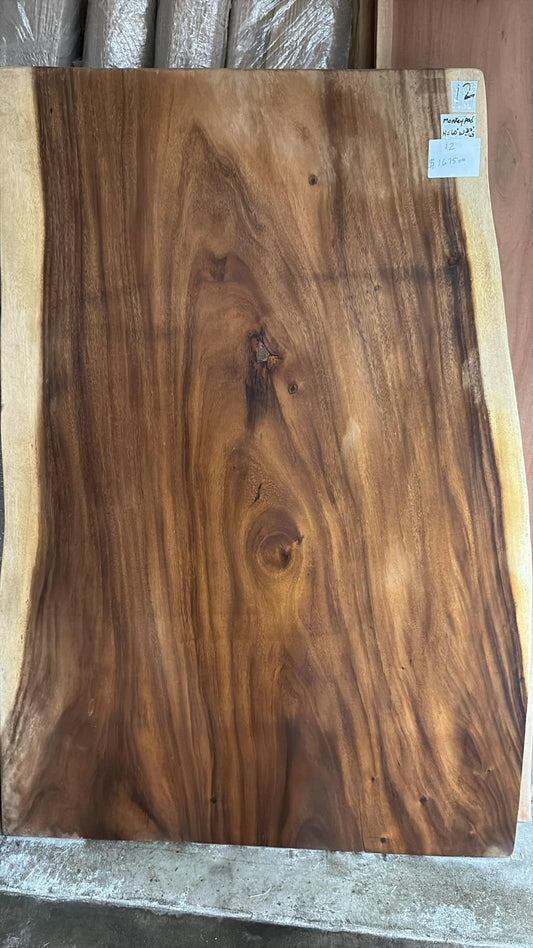 Live Edge Monkeypod Table #11 – 59" x 30.5–36"