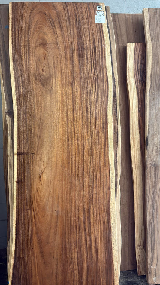 Live Edge Monkeypod Table – #49 – 30"–36" x 96"