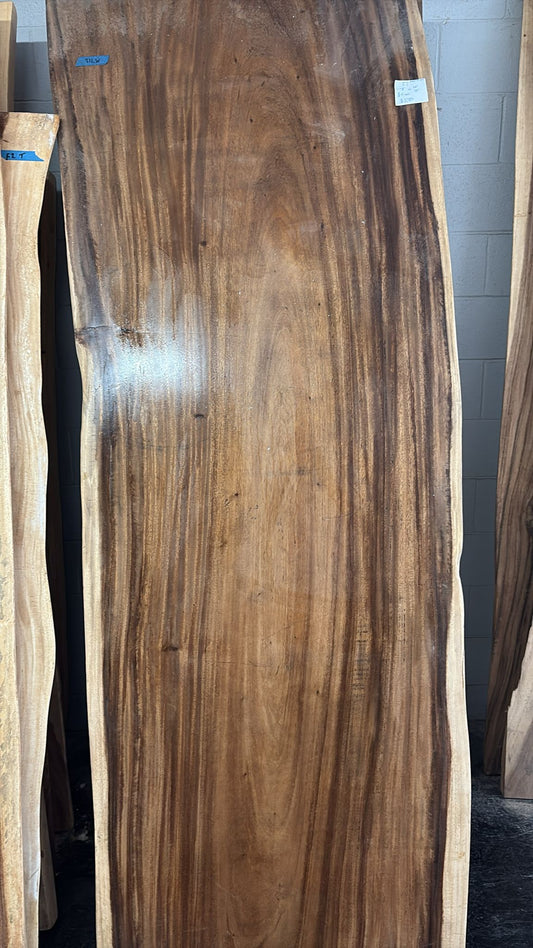 Live Edge Monkeypod Table – #51 – 32"–39" x 96"