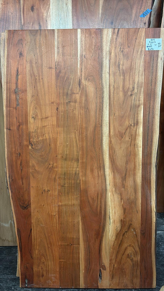 Live Edge Acacia Table #304 â 60" x 33â35"