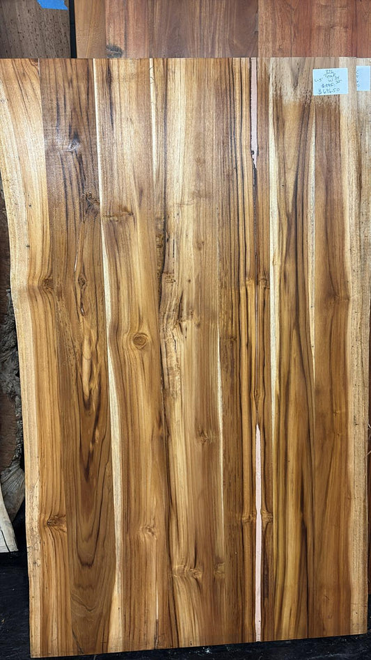 Live Edge Teak Table #326 – 60" x 34–35"