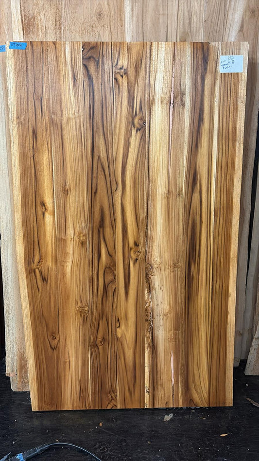 Live Edge Teak Table #329 – 60" x 35–36"