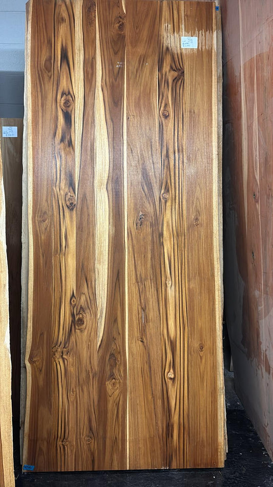 Live Edge Teak Table #339 – 96" x 39–40"