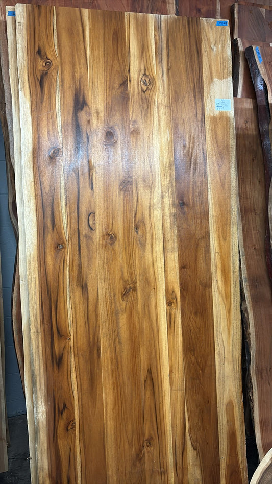 Live Edge Teak Table #340 – 96" x 41–42"
