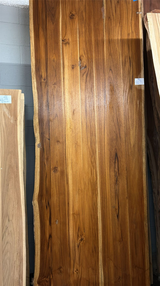 Live Edge Teak Table #348 â 108" x 39â40"