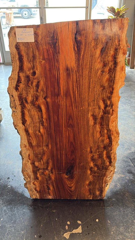 Live Edge Rosewood Table #188 – 44" x 23–24"