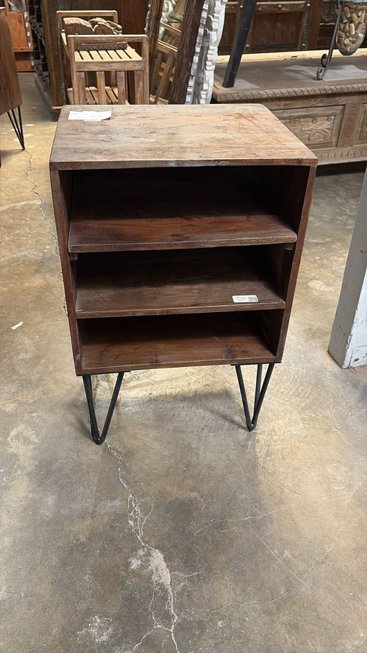 Acacia Nightstand/Cabinet #62 â 28"H x 18"L x 15"D