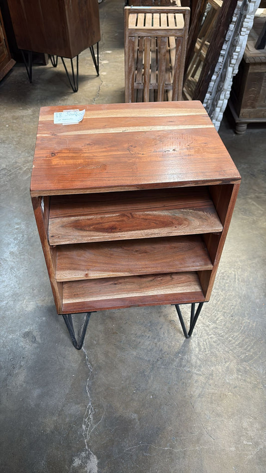 Acacia Nightstand/Cabinet #65 â 28"H x 18"L x 15"D