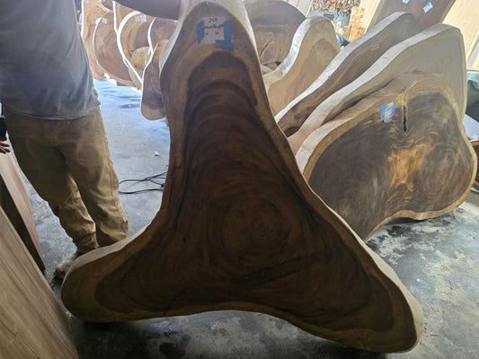 Live Edge Monkeypod Table #244 – 55" x 50"