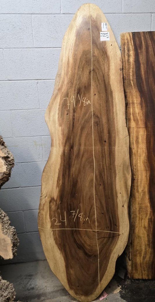 Live Edge Monkeypod Table  #19 â 78" x 21â25"