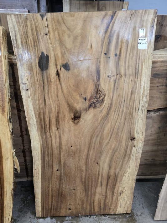 Live Edge Monkeypod Table #2 – 60" x 31–37"