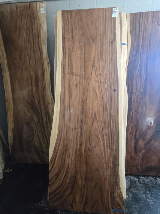 Live Edge Monkeypod Table #43 – 8' x 25–29"
