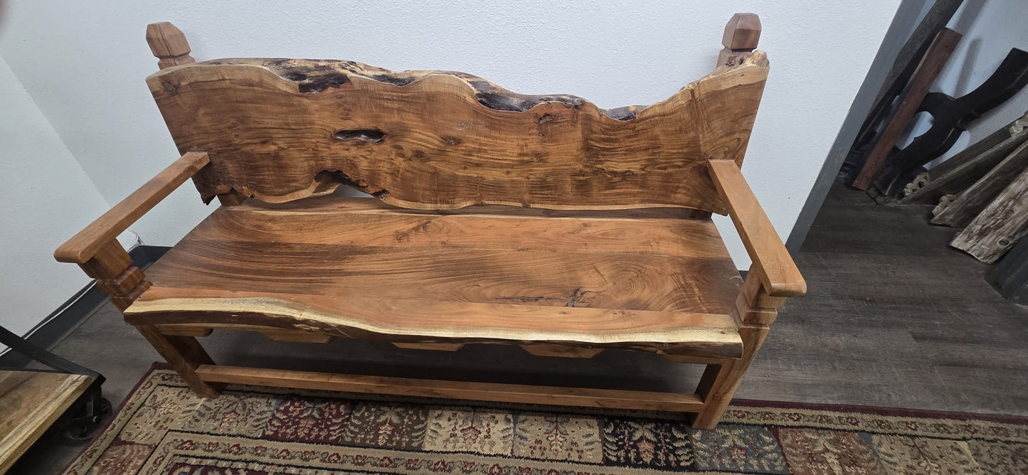 #14 Acacia Bench – L 53" x W 18" x H 18"