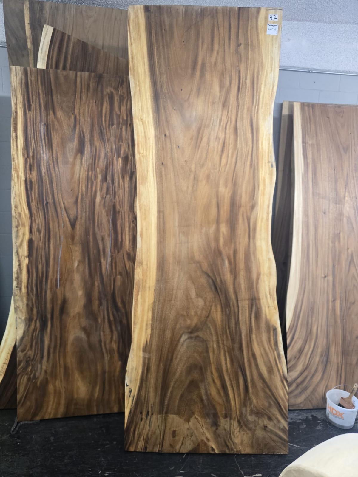 Live Edge Monkeypod Table #42 – 107" x 32.5–41"