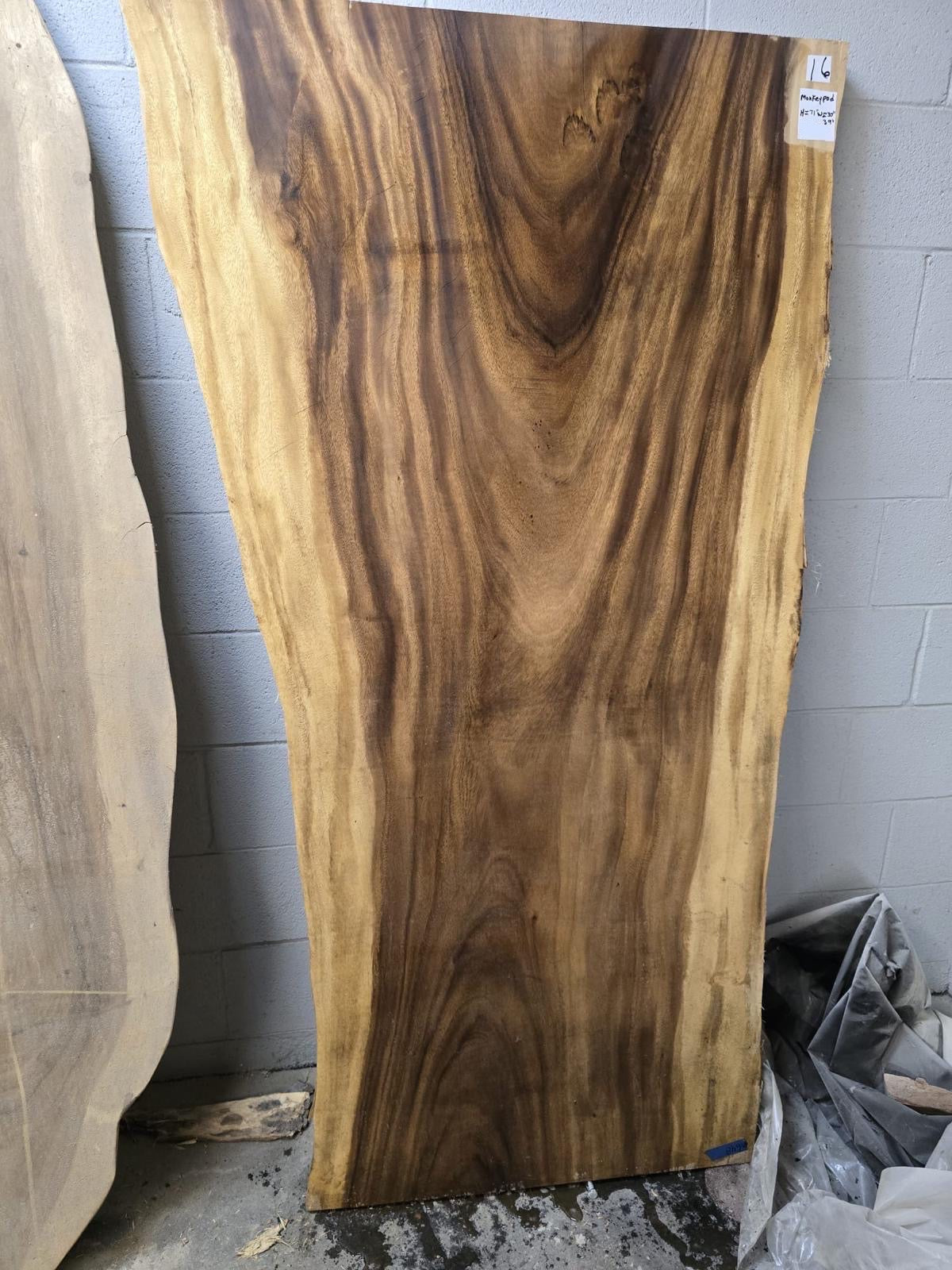 Live Edge Monkeypod Table #16 – 71" x 30–39"