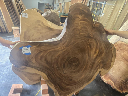 Live Edge Monkeypod Table #222 – 55" x 60"