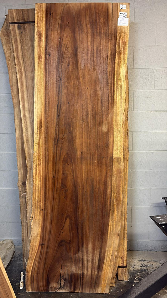 Live Edge Monkeypod Table – #32 – 29.5"–30.5" x 96"