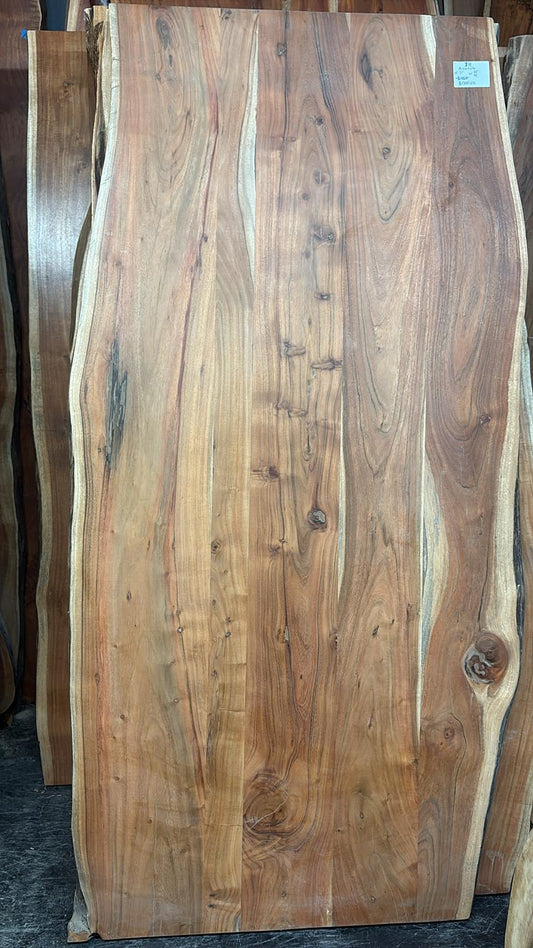 Live Edge Acacia Table #311 – 84" x 35–41"
