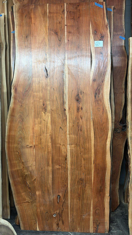 Live Edge Acacia Table #313 – 96" x 37–45"