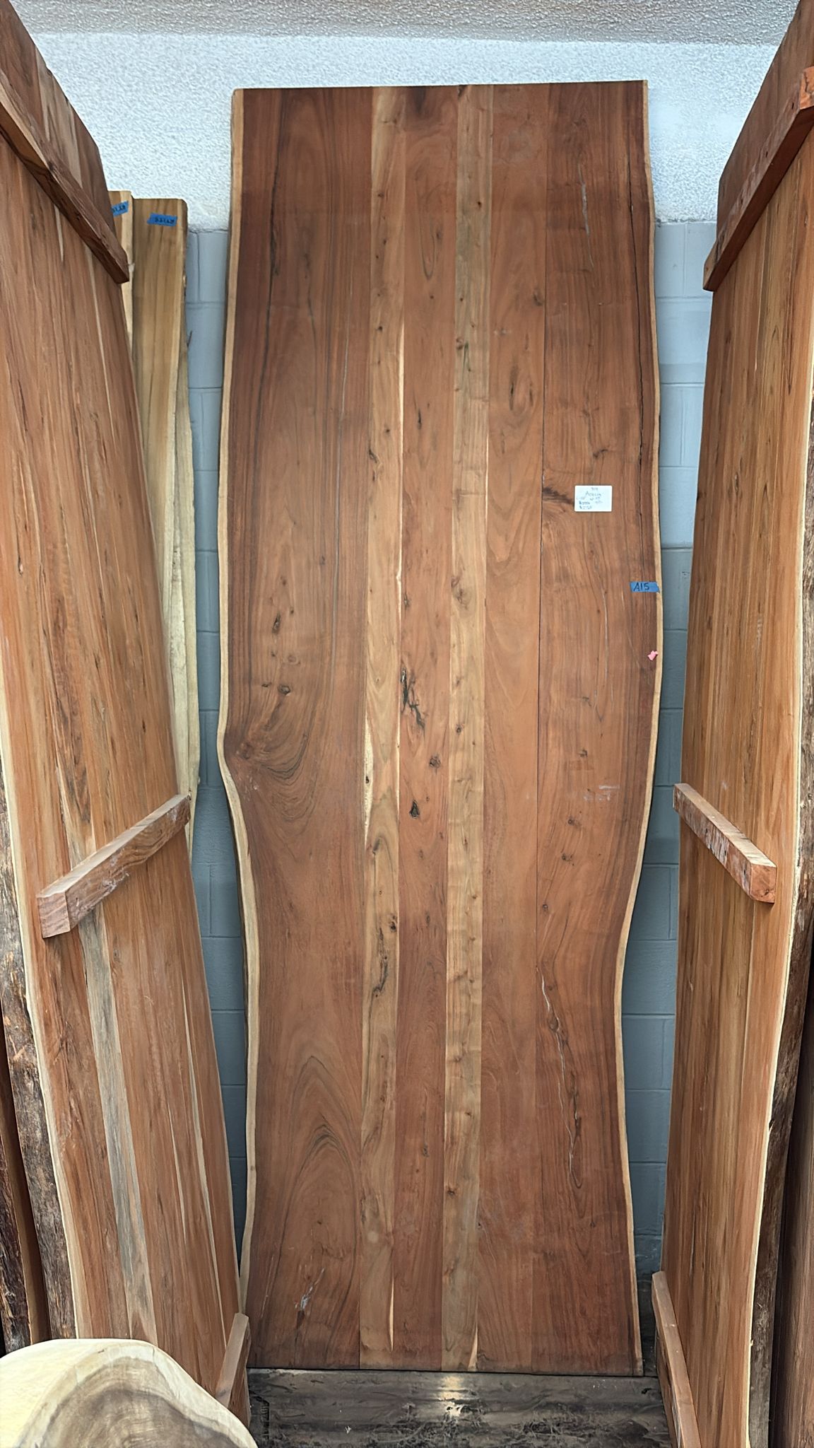 Live Edge Acacia Table #319 – 120" x 35–42"