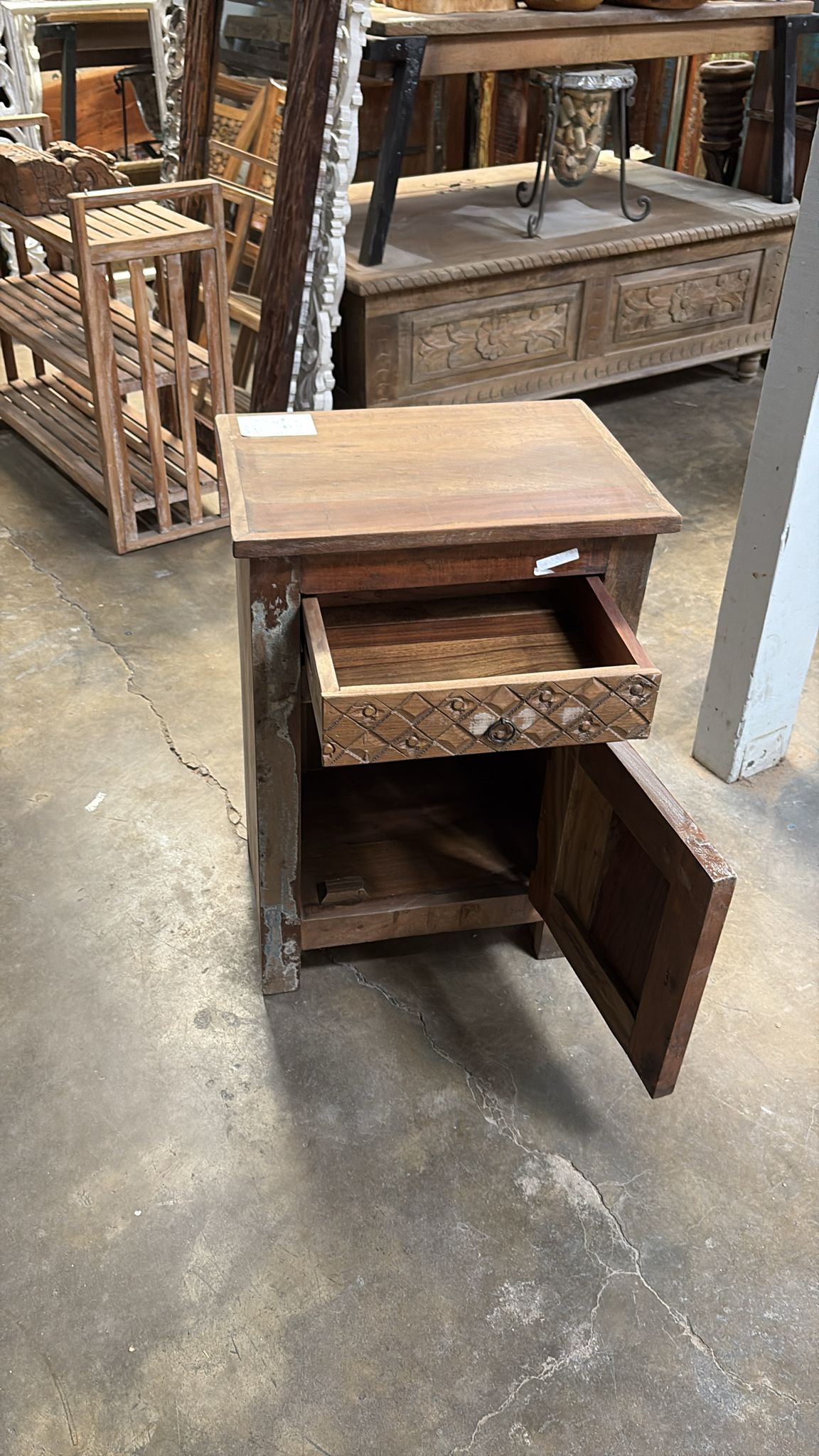 Solid Wood Nightstand #55 – 26"H x 18"L x 13"D