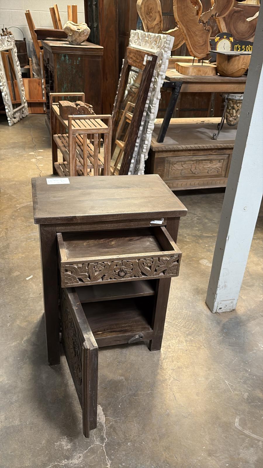Solid Wood Nightstand #60 – 28"H x 21"L x 21"D