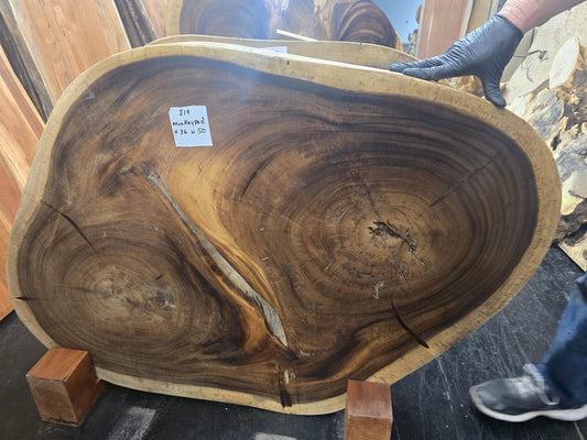 Live Edge Monkeypod Table #219 – 36" x 50"
