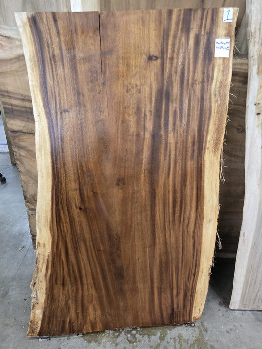 Live Edge Monkeypod Table #1 – 60" x 32–35"