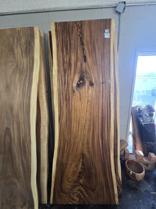 Live Edge Monkeypod Table #46 – 8' x 31–36"
