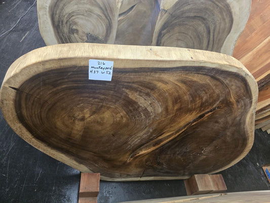 Live Edge Monkeypod Table #216 – 37" x 52"