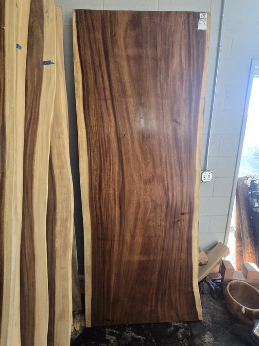 Live Edge Monkeypod Table #45 – 8' x 37–39"